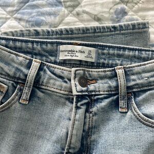 Abercrombie flare jeans worn once!